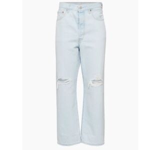 Levi’s rib cage straight ankle jeans